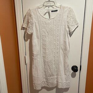 Abercrombie & Fitch  White Lace Dress Womens Medium